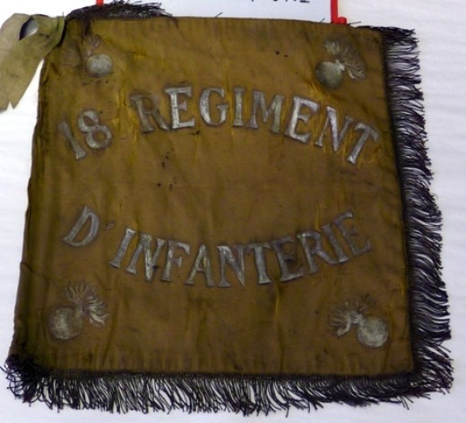 L' avers est dédié au Régiment : 18° Régiment d' Infanterie 