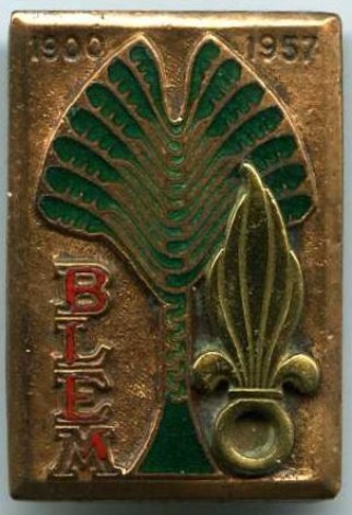 deviendra en 1958 BLEM (Bataillon de Légion Etrangère de MADAGASCAR )